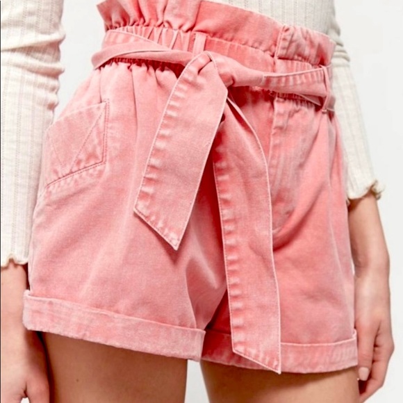 BDG Pants - BDG Urban Outfitters Paper Bag Shorts High Waist Elastic Small